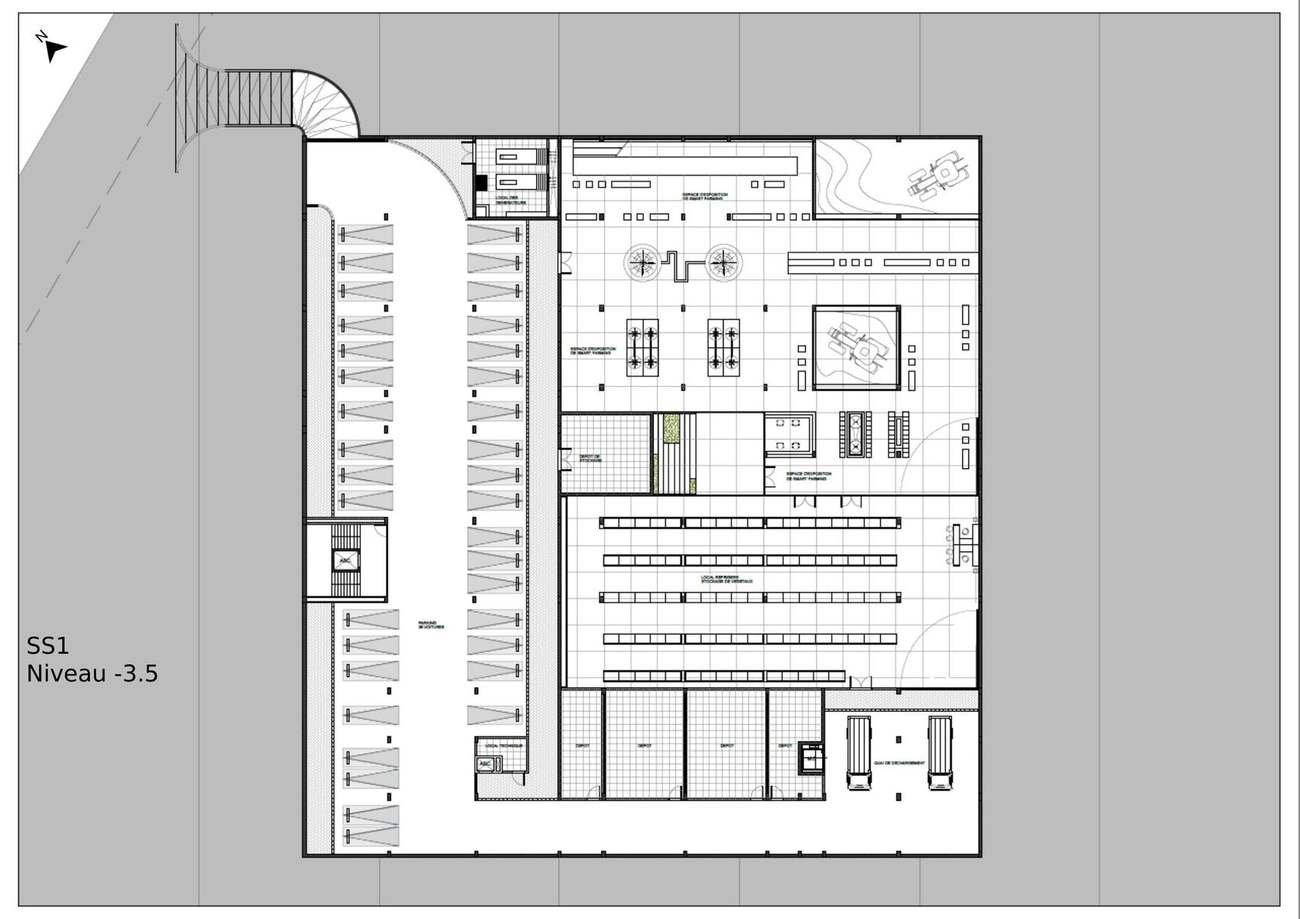 West and north elevations
